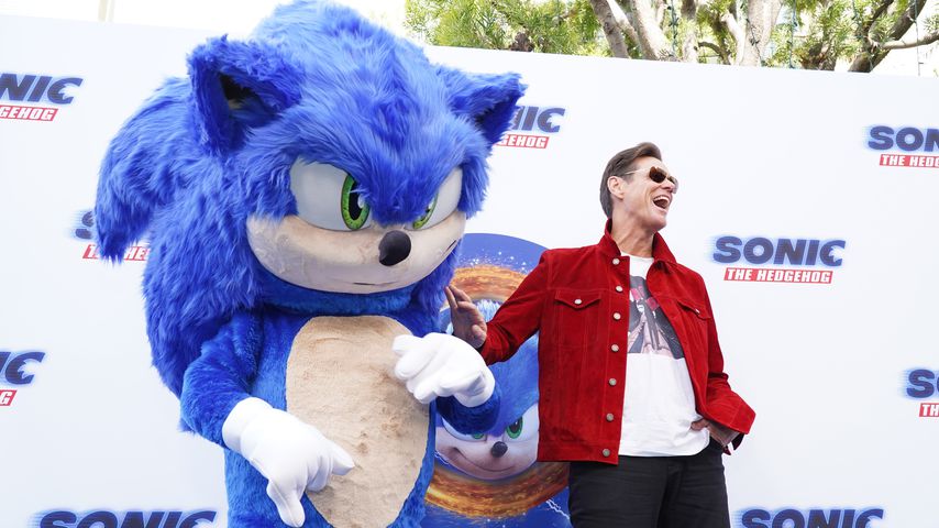 Jim Carrey bei einem Event zu seinem neuem Film "Sonic The Hedgehog"