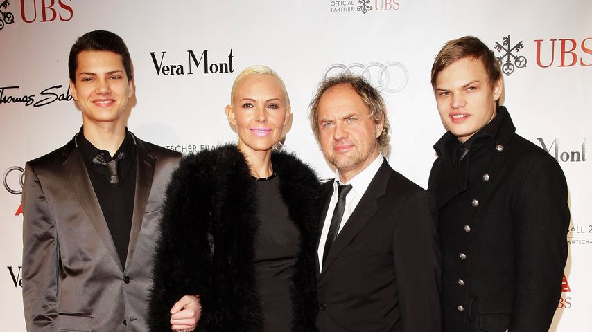 Jimi Blue, Natascha, Uwe und Wilson Gonzalez Ochsenknecht im Januar 2009