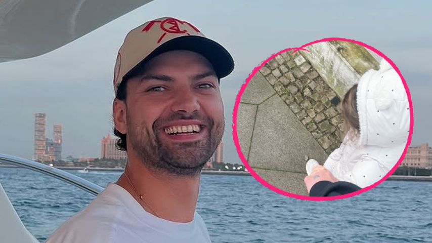 Mit Snow? Jimi Blue Ochsenknecht geht mit Kind spazieren