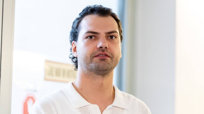 Jimi Blue Ochsenknecht vor Prozessbeginn am Landesgericht Innsbruck, 2025