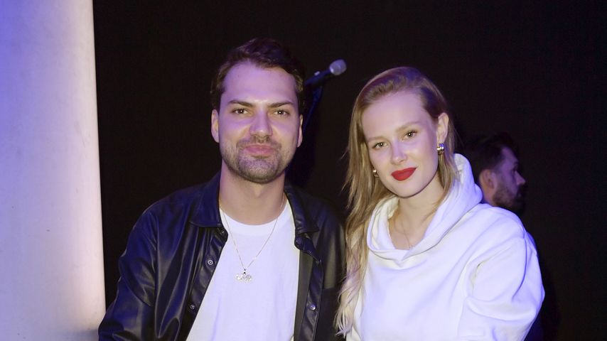 Jimi Blue Ochsenknecht und Laura Marie Geissler, Oktober 2022 in Berlin