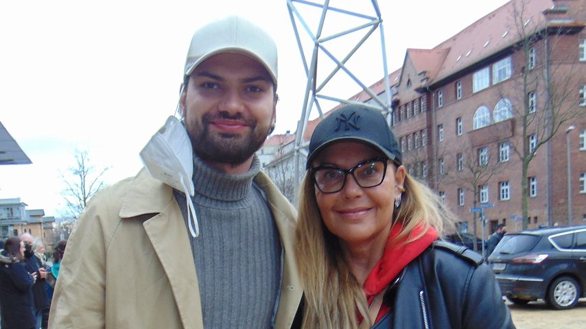 Jimi Blue Ochsenknecht, Sänger, mit seiner Mutter Natscha