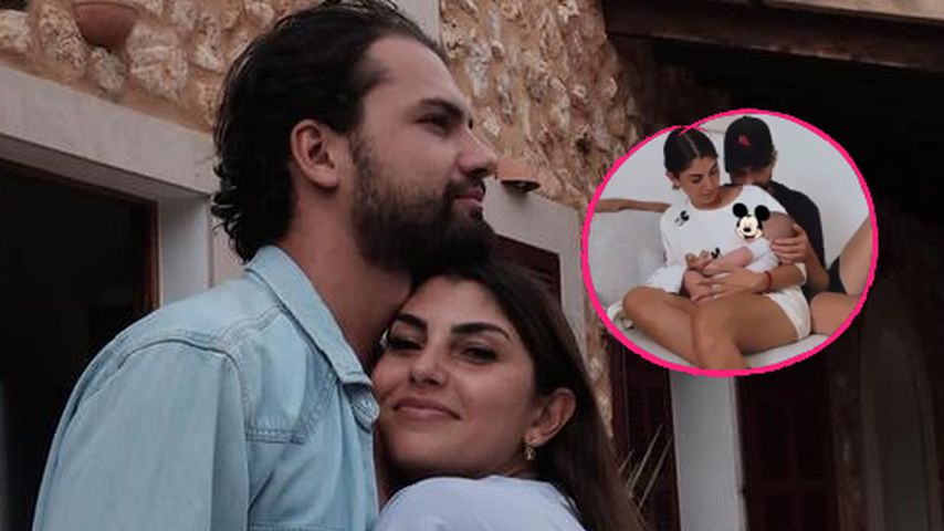 Mit Yasins Baby: Hier üben Jimi und Yeliz für Elternrolle!