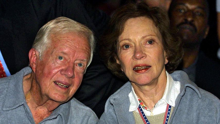 Jimmy und Rosalynn Carter bei einem Charity-Event in Durban, 2002