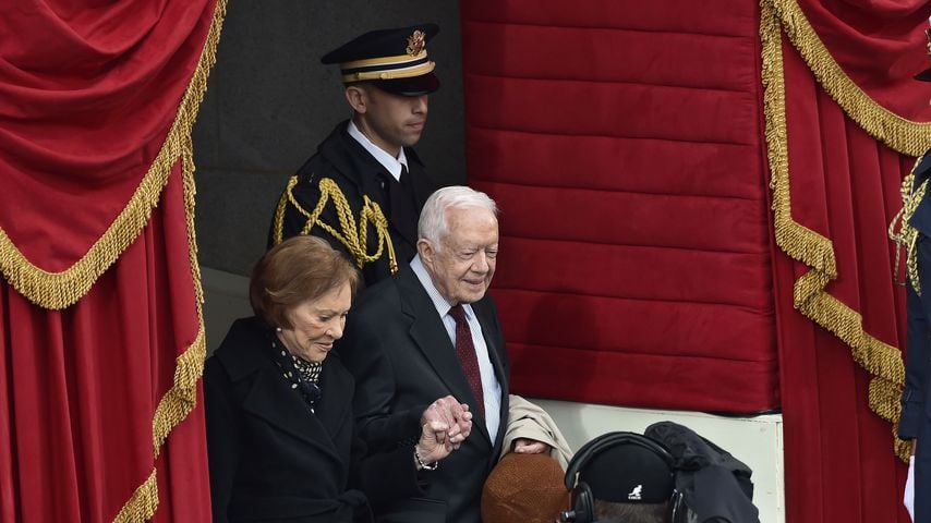 Jimmy Carter und seine Ehefrau Rosalynn 2017
