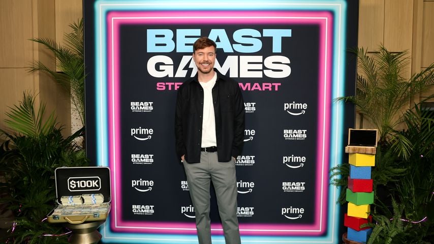 Vorabpremiere zu "Beast Games" Staffel 2 bei Prime Video im Culver Studios, Culver City, mit Jimmy Donaldson aka MrBeast
