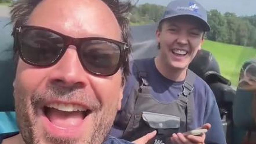 Von einem Fan gerettet: Jimmy Fallon verirrt sich in Bayern