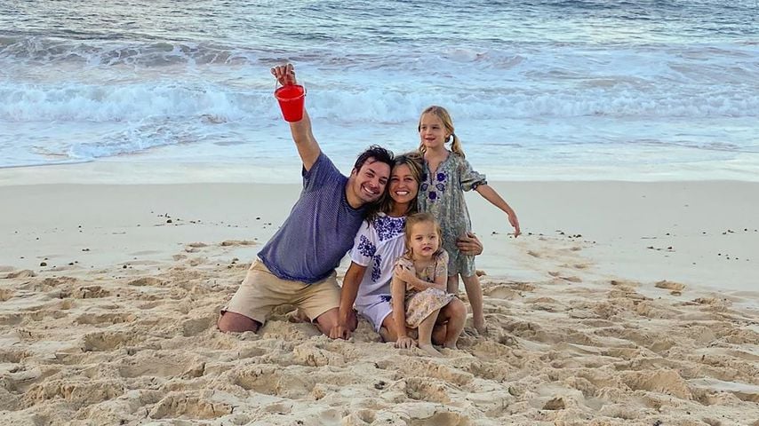Jimmy Fallon und seine Familie, Februar 2020