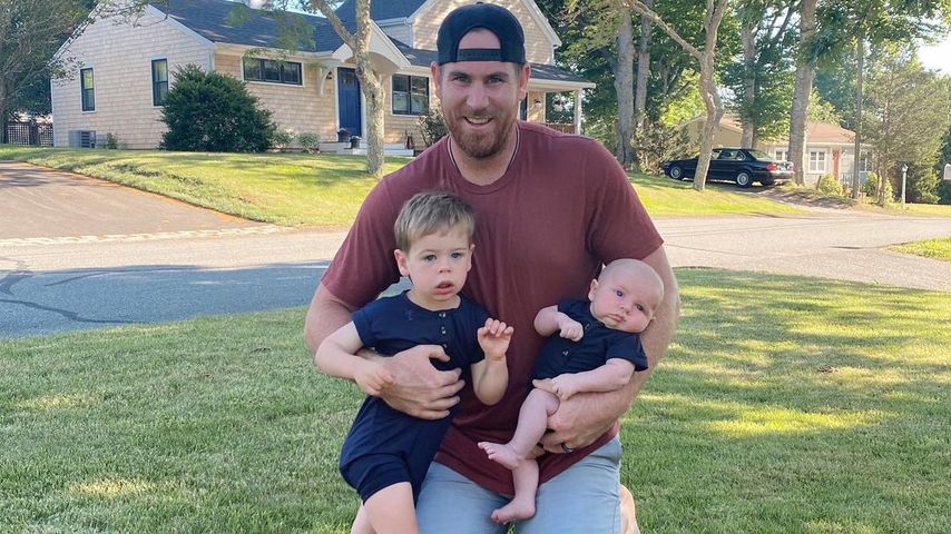 Jimmy Hayes mit seinen Kindern