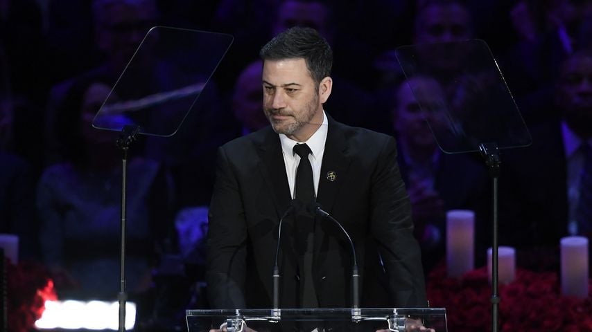 Jimmy Kimmel bei der Trauerfeier für Kobe und Gigi Bryant