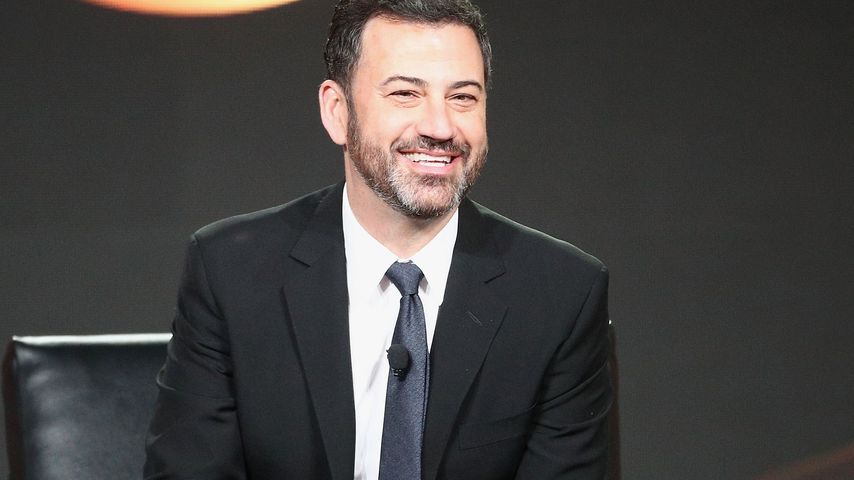 Jimmy Kimmel auf einer Pressekonferenz in Pasadena im Januar 2018