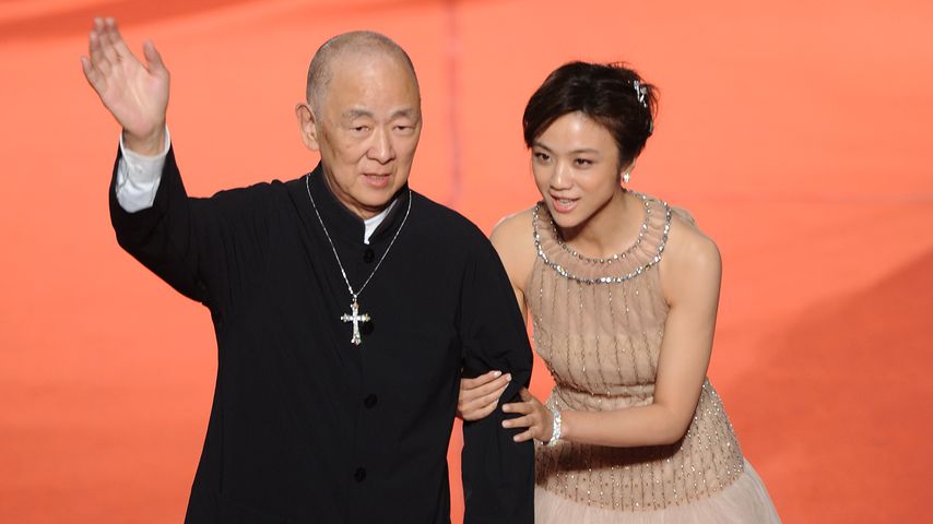 Jimmy Wang Yu und seine Schauspielkollegin Tang Wei