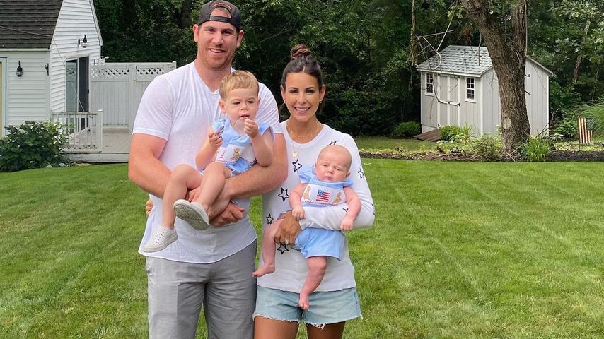 Jimmy und Kristen Hayes mit ihren beiden Söhnen
