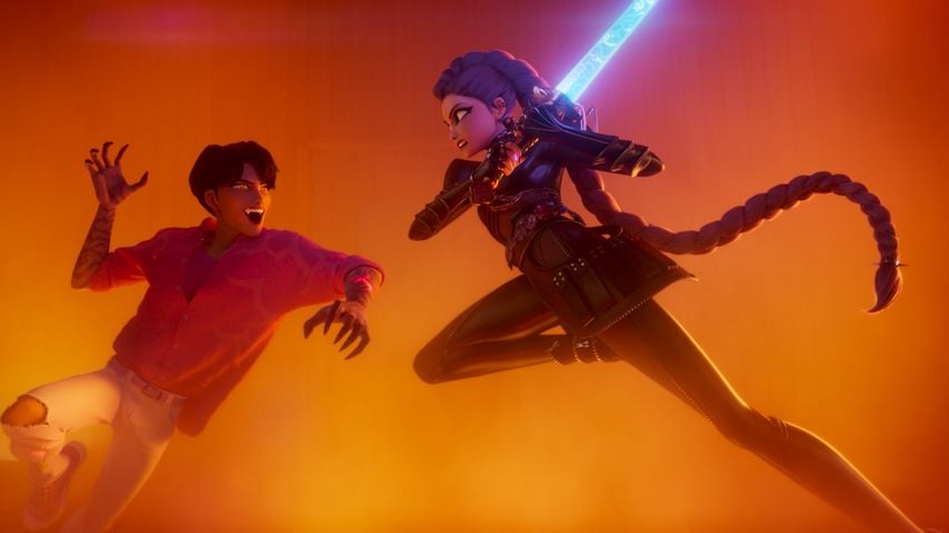 Jinu und Rumi, "KPop Demon Hunters"
