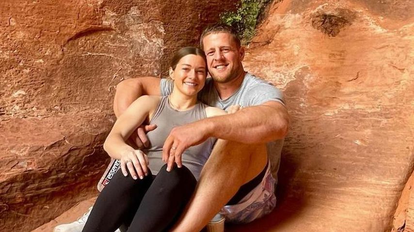 JJ Watt und seine Frau Kealia im März 2022
