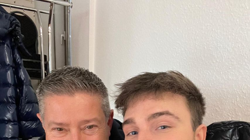Joachim Llambi und Mike Singer im April 2022