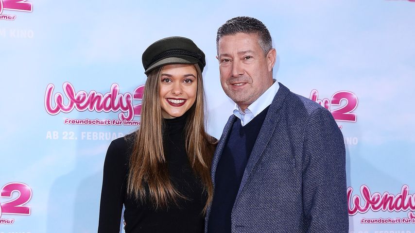 Joachim Llambi mit seiner Tochter Katharina bei der Permiere von "Wendy 2 – Der Film"