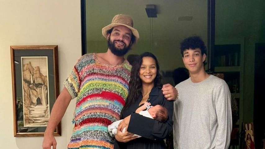 Joakim Noah, Lais Ribeiro und ihre zwei Söhne an Thanksgiving 2024