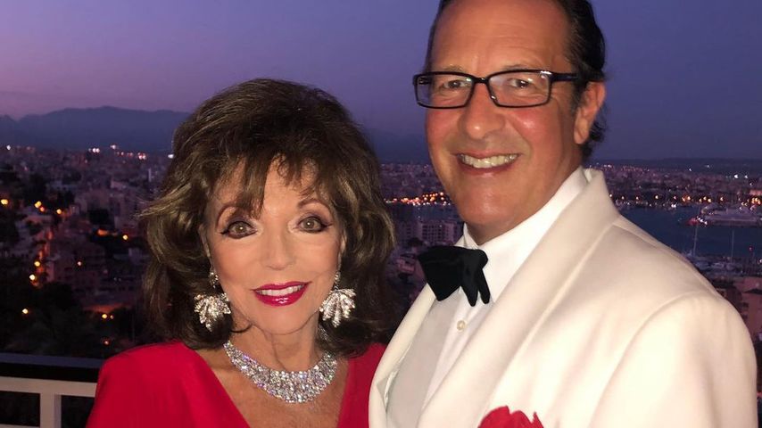 Joan Collins mit Ehemann Percy Gibson