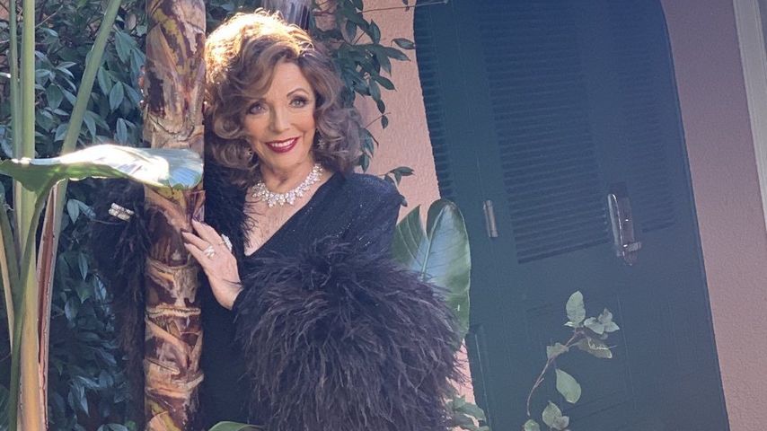 Superlange Beine: Joan Collins (88) flasht mit diesem Foto