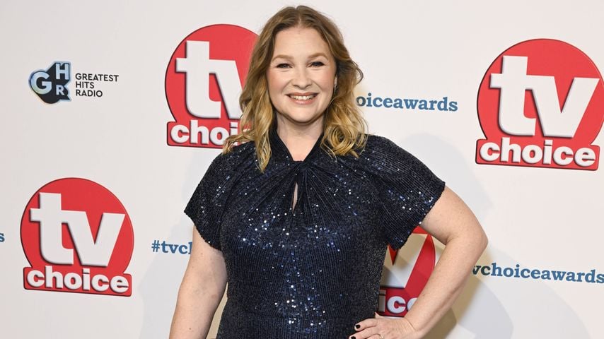 Joanna Page bei den TV Choice Awards am 12. Februar 2024 im London Hilton