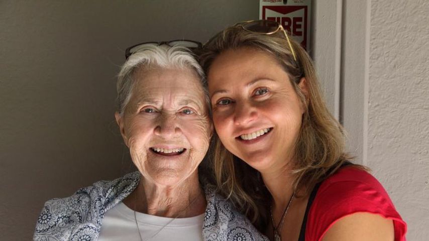 Joanne Linville mit ihrer Tochter Amy
