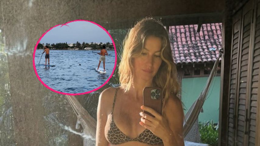 Sohn und Partner: Gisele Bündchen teilt seltene Sommer-Fotos