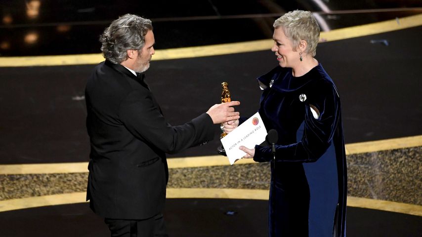 Joaquin Phoenix und Olivia Coleman bei den Oscars 2020