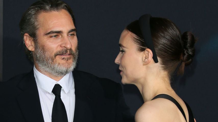 Joaquin Phoenix und Rooney Mara auf der "Joker"-Premiere in Hollywood, Ende September 2019
