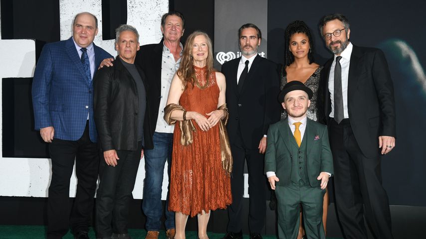 Joaquin Phoenix mit dem "Joker"-Cast, September 2019