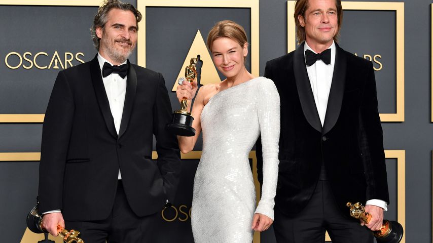 Joaquin Phoenix, Renée Zellweger und Brad Pitt, Oscar-Gewinner 2020