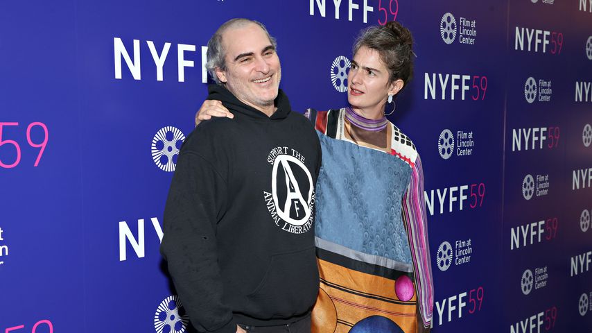 Joaquin Phoenix und Gaby Hoffmann beim New York Filmfestival im Oktober 2021