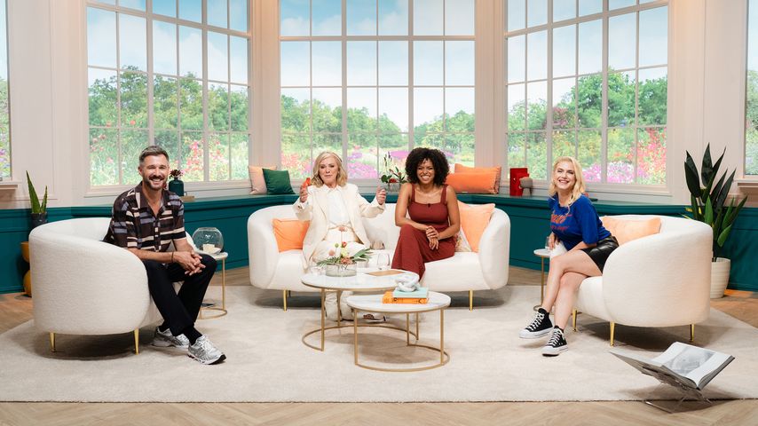Jochen Schropp, Marijke Amado, Aminata Belli und Jeanette Biedermann bei "Amado, Belli, Biedermann"