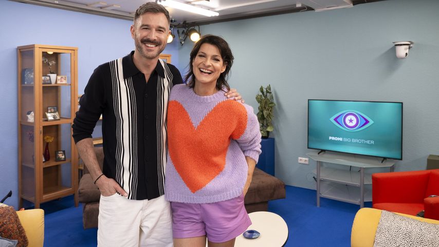 Jochen Schropp und Marlene Lufen im "Promi Big Brother"-Container 2023