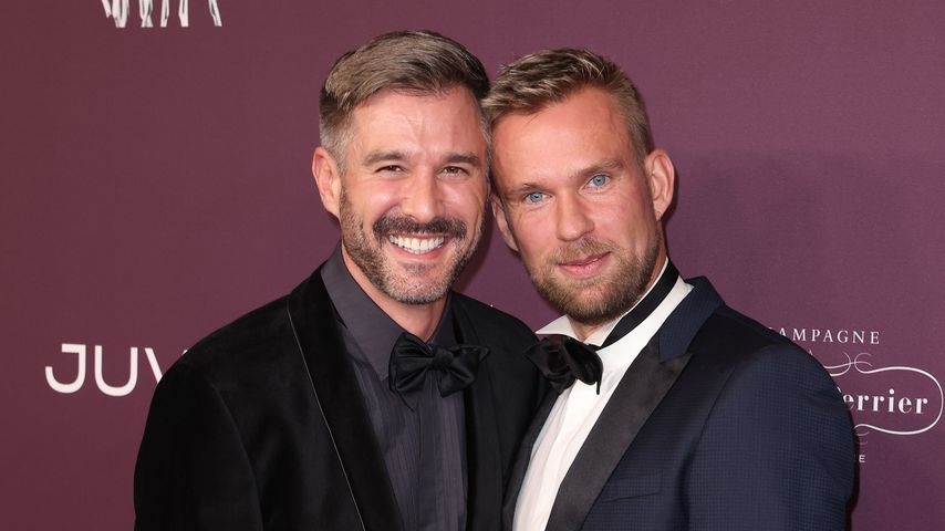 Jochen Schropp und sein Partner Norman, Oktober 2023