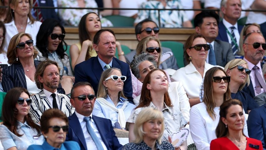 Jodie Foster und Alexandra Hedison in der Royal Box bei den Championships in Wimbledon 2026