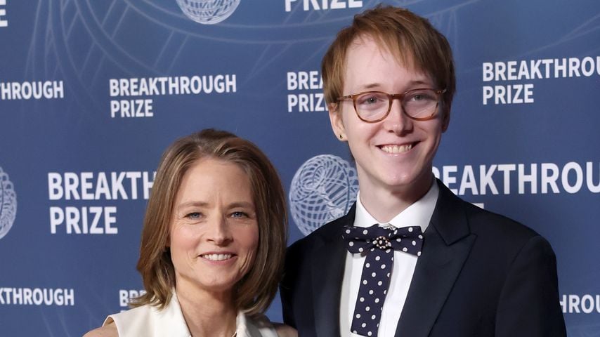 Jodie Foster und ihr Sohn Kit Bernard beim Breakthrough Prize im April 2025