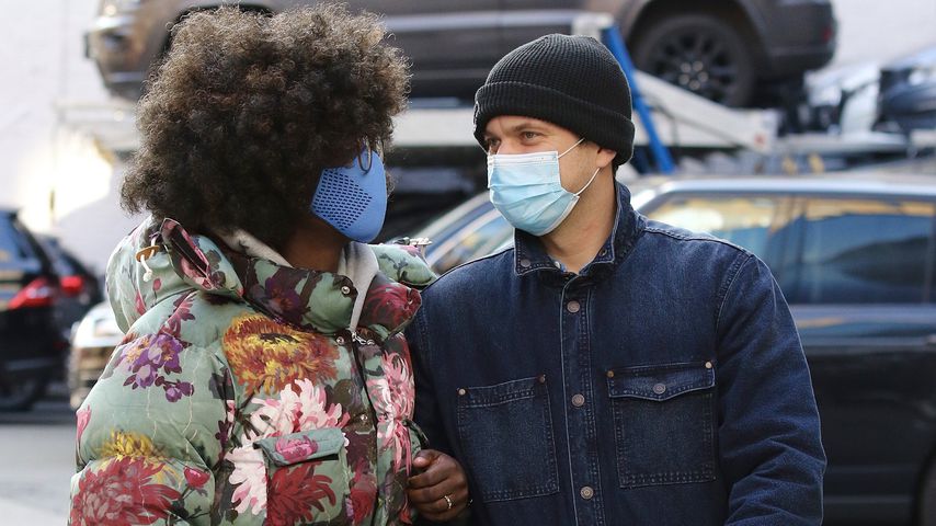Jodie Turner-Smith und Joshua Jackson in New York, Januar 2021