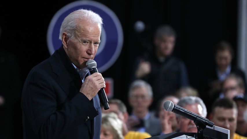 Joe Biden im Januar 2020 in Iowa