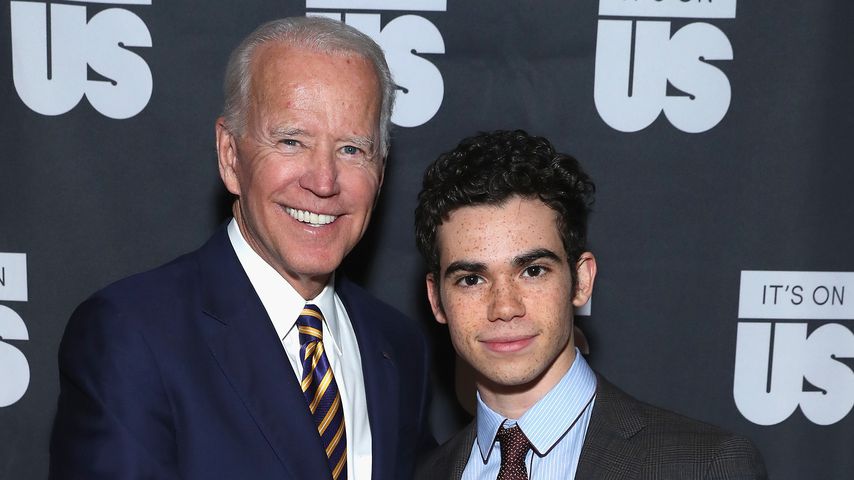 Joe Biden und Cameron Boyce im März 2019 in New York
