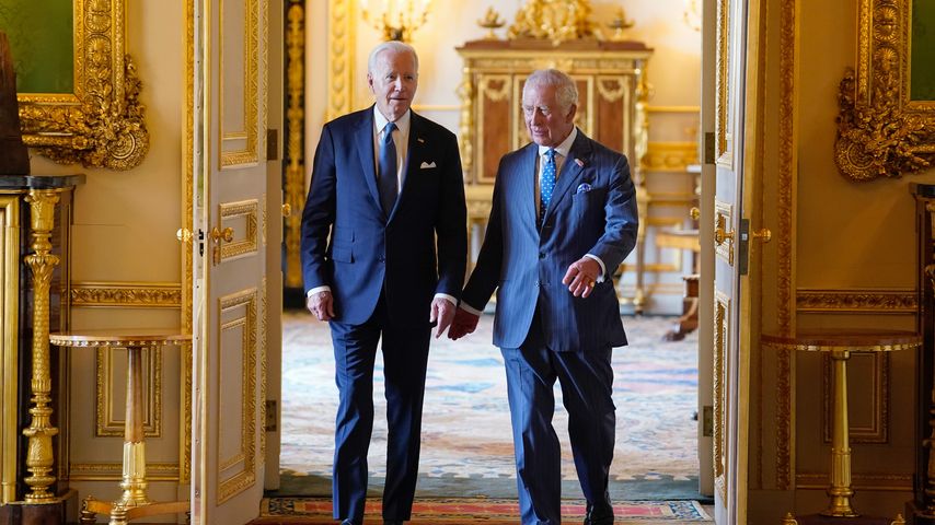 Joe Biden und König Charles in Windsor Castle, Juli 2023