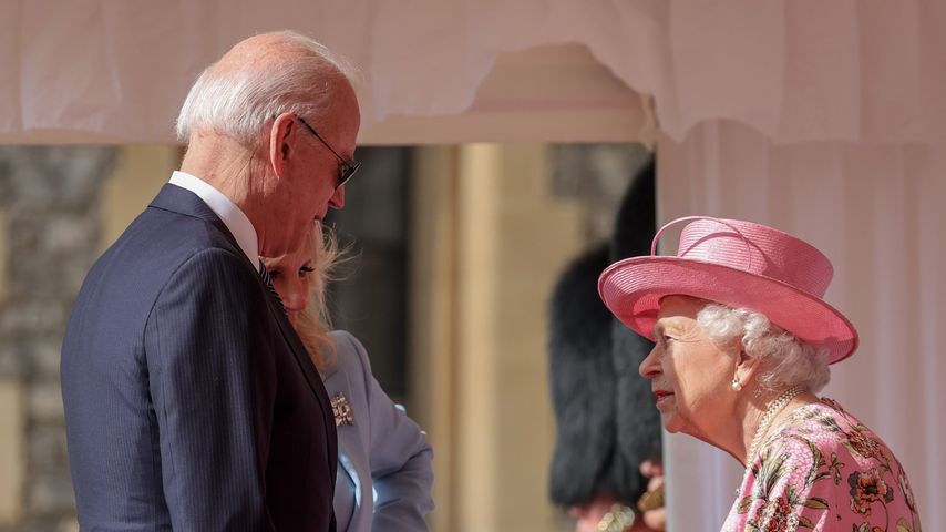 Joe Biden und Queen Elizabeth II.