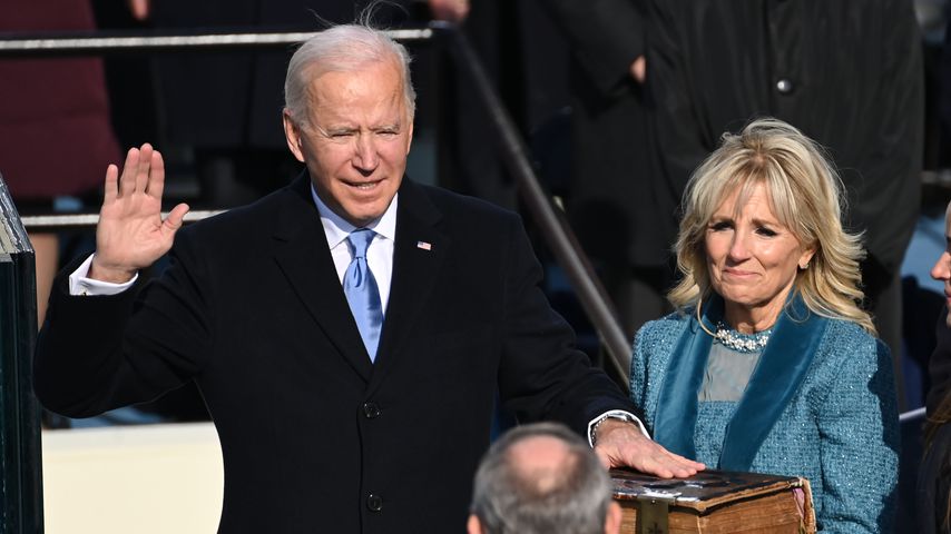 Joe und Jill Biden bei Joe Bidens Vereidigung