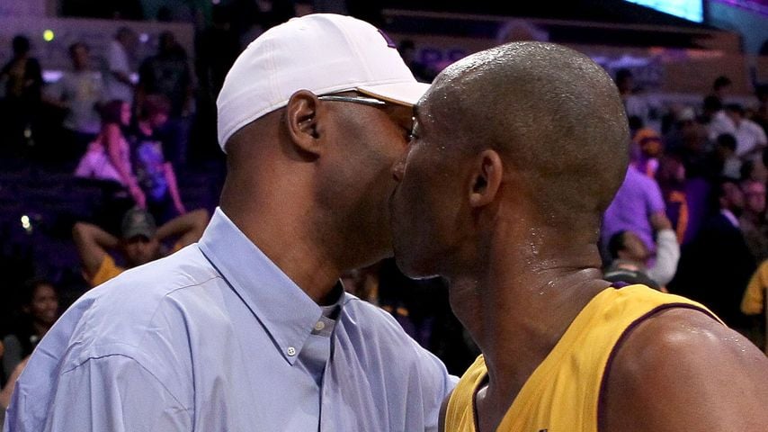 Joe Bryant und Kobe Bryant im Mai 2010