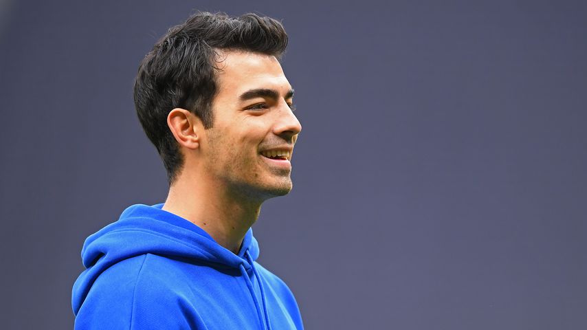 Joe Jonas bei einem Fußballspiel im Februar 2020