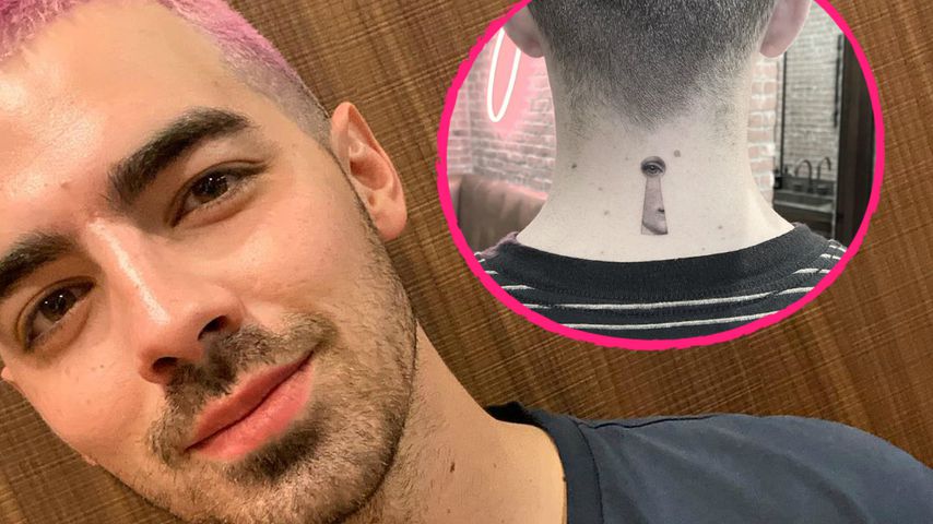Schlüsselloch: Joe Jonas lässt sich Liebes-Tattoo stechen