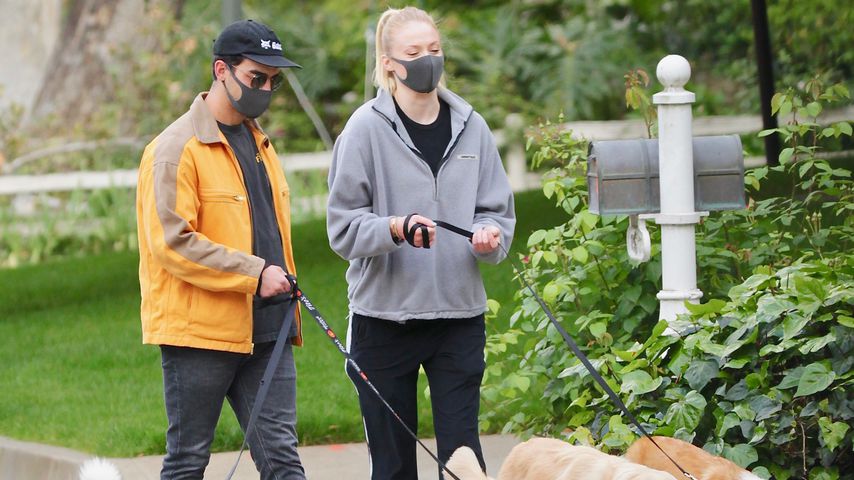 Joe Jonas und Sophie Turner im April 2020