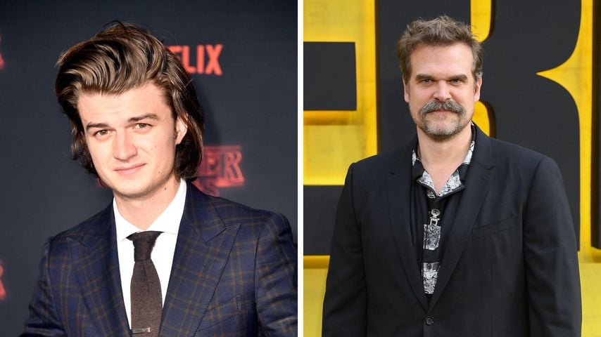 Collage: Joe Keery und David Harbour