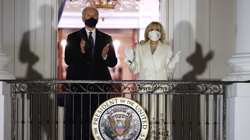 Joe und Dr. Jill Biden im Weißen Haus in Washington D.C. im Januar 2021