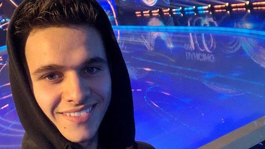 Joe-Warren Plant im "Dancing on Ice"-Studio